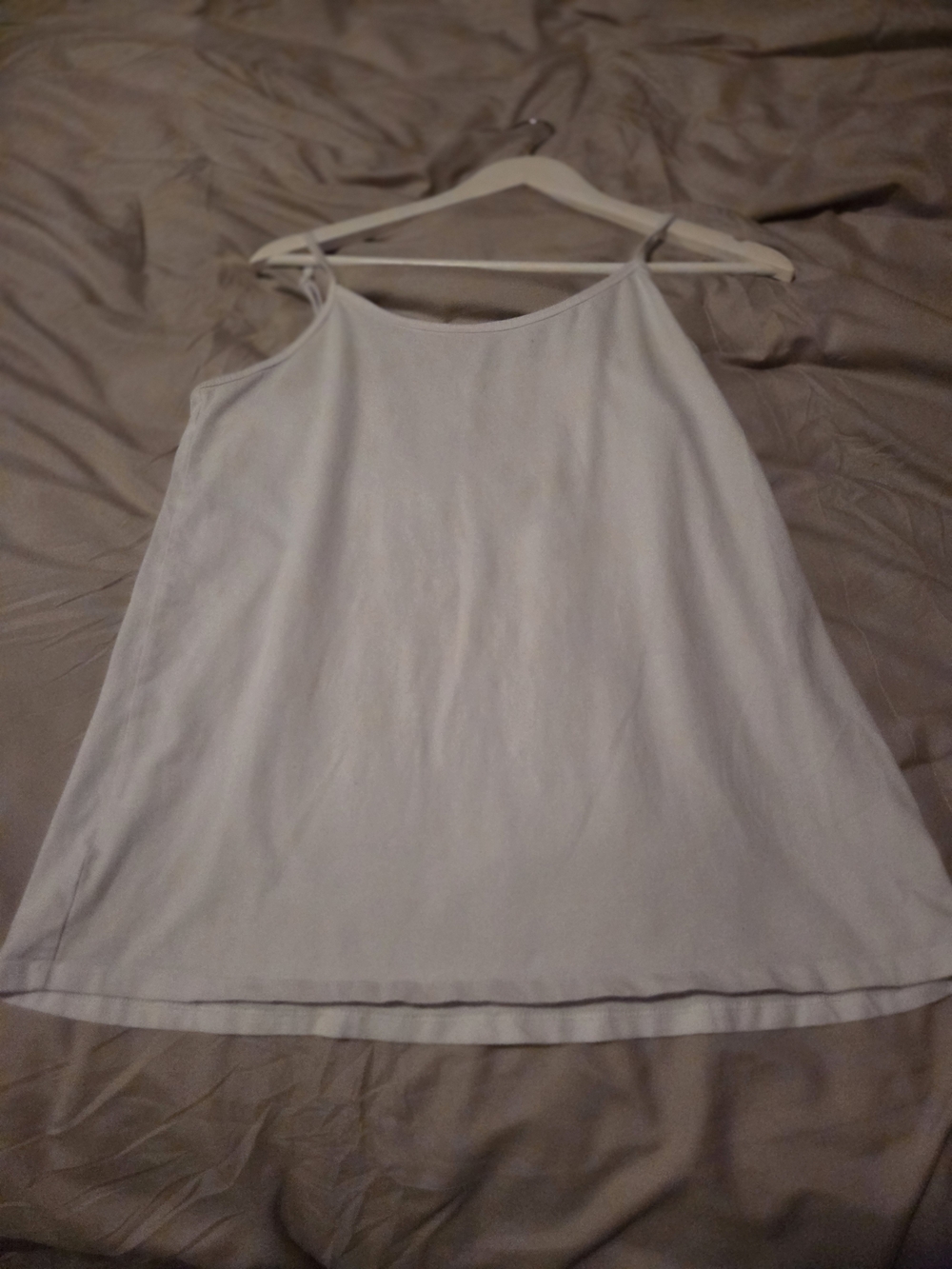 torrid White Spaghetti Strap Tank Top